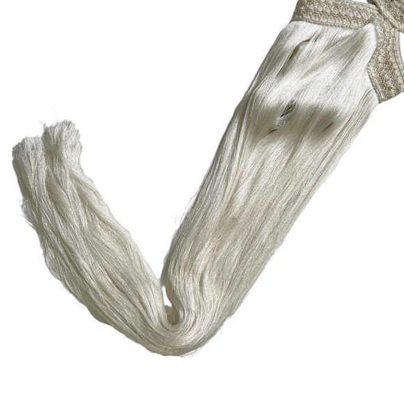 PatBO All-over Fringe Sleeveless Maxi Dress in White - Picture 8 of 12